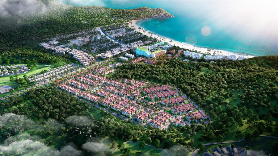 Sun Tropical Village như một “ốc đảo” nhiệt đới giữa quần thể Bãi Kem